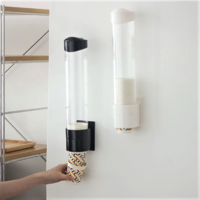 Paper%20Cups%20Dispenser%20Plastic%20Cups%20Holder%20Disposable%20Plastic%20&%20Paper%20Cups%20Holder%20Dustproof%20Free%20Punching%20Paper%20Cup%20Rack%20-%20Image%203