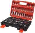 Large 53 Piece Professional Combination Socket Ratchet Wrench Set Tool Kit Toolkit Goti Set Ring Spanner Pana Set Screw Driver Bit Set Hand Toolkit Tools KitSocket Wrench Set  Car Bike Repairing Hand Tool kit Toolkit Set Screwdriver Toolkit Drill Machine. 
