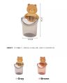 Teddy Bear Tooth Brush Holder for Bathroom Wall Mounted Self Adhesive Tooth Paste Brush Stand for Wash Basin Plastic. 