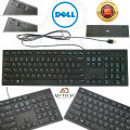 SLIM Keyboard With Multimedia FN Keys - USB WIRED KEYBOARD - 100% Original - (KB216) (Without Box). 