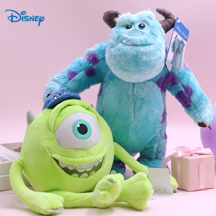 Disney Kawaii Sulley Mike Wazowsky Monsters University Stuffed Plush Animals Toy Sets Cute Pixar Doll For Boy Girl Birthday Gift Kid Baby