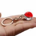 Anime Naruto Sharingan Keychain Accessories Car Bag Charm Pendant Cartoon Uchiha Eye Model Keychain Key Ring Toys for Children. 