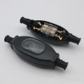 3A 250V Waterproof in Line Switch Cord Switch IP65 Round Wire Silver Contact Double Cut Switch Dust Switch. 