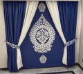 Premium Velvet Curtains & Blind | Pack of 5 Motif Design Curtains | Laser cut motif blind | Customized. 