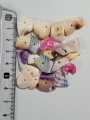 Natural Sea Shell Cuttings With Smooth Edges For DIY Crafts | 40gms | Real Cut Shell Pieces With Hole | Beads Or Pendent | Ideal For DIY Jewelry Making, Dress Accessories, Crafting, And Home Decoration. 