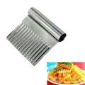 Wave Cutter, Potato Cutter, Stainless Steel, Fries Wave Knife, Wave Knife for Vegetables, Fruit, Salad,. 