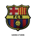 FC Barcelona Futball Logo Embroidered Iron On Patch Sew On Badge For Bags Caps T Shirts Jeans Applique. 