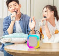 K12 Karaoke Portable Bluetooth Speaker With 2 Wireless Microphone Home Family Kids Gift. 