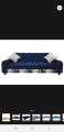 Blue Sofa Combed WITH ARAM  3 Seater Stylish Tafteen Design Colour Can be Customised {{ Special offer } Available. 