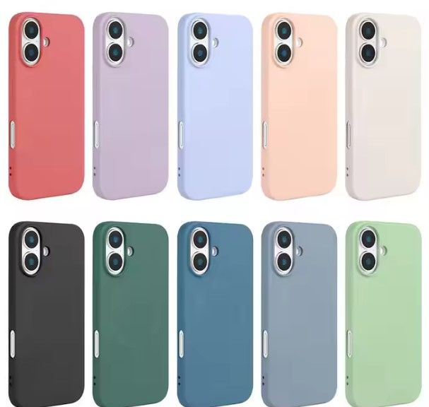 iPhone 16 Pro Max, 16 Pro and 16 Silicone Mobile Cover Compatible with Iphone 16 Pro Max, 16 Pro and 16 with logo