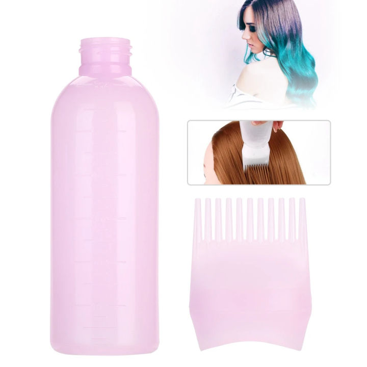 Hair Dye Bottle Hair Oil Bottle Hair Dye Applicator Comb Dispensing Salon Hair Coloring Hairdressing Styling Tool