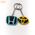 FADI. Pack Off 2  Keychain With Car Logo Honda & Toyota Keychains or Boy Car Stylish Silicone Key Chain Key Holder. 