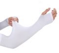 【HOT】 Long Gloves Sun UV Protection Hand Protector Cover Arm Sleeves Ice Silk Sunscreen Sleeves Outdoor Arm Warmer Half Finger Sleeves. 