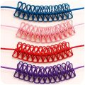Clothesline Rope Elastic Cloth Drying Hanging Rope with 12 Clips and 2 Hooks Travel windproof Clothesline Hanging Laundry  retractable Drying Rope (Multicolor) 185CM. 