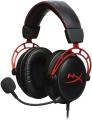 HyperX Cloud Alpha - Gaming Headset, Dual Chamber Drivers, Legendary Comfort, Aluminum Frame, Detachable Microphone, Works on PC, PS4, PS5, Xbox One/ Series X|S, Nintendo Switch and Mobile – Red ( WITHOUT BOX AMERICAN USED ). 