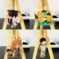 Mob Psycho 100 Keychain Anime Mobu Saiko Hyaku Acrylic Key Chain Funny Cartoon Figures Pendant Key Ring Holder Jewelry Chaveiro. 