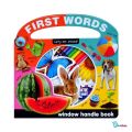 First Words Carry Me Around Peek through Window Handle Board Book. 