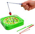 Fishing game 15 fish-Educational, Fun, Fishing Toys, Electronic Fish, Fishing Game, Learning Fine Motor Skills-Rotating Pond Fish Catcher Game for Kids - 15 Fishes & 3 Fish Catching Rod Birthday Gift for Boys & Girls. 