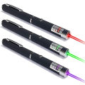 5MW 650nm Green Laser Pen Black Strong Visible Light Beam Laser point 3 colors Powerful Military Laser Pointer Pen Dropshipping. 