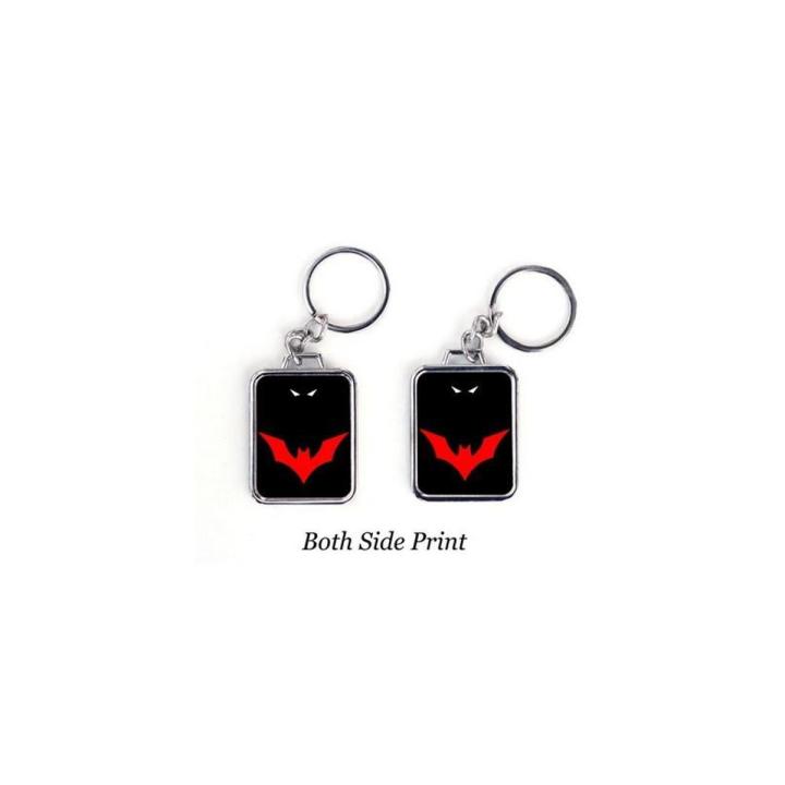 Custom Design Batman Beyond Both Side Printed Metal Keychain