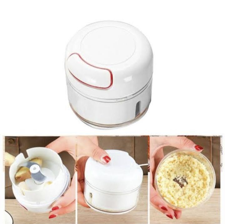 Mini Garlic Slicer Household Mincing Machine Minced Hand Pull Grinder Grill Vegetable Meat Kitchen Multi Chopper Shredder Gadget