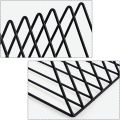 Set of 2 Triangle File Holder Desk Organizer Iron Wire 9 Section Storage book Rack Magazine Holder For Office Home Decoration. 