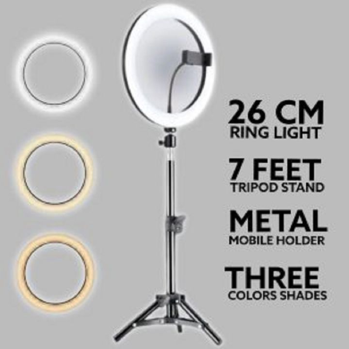 26%20cm%20Ring%20Light%20+%207ft%20Tripod%20Stand%20for%20tiktok%20and%20youtube%20videos%20-%20Tiktok%20Ring%20light%20With%20Stand%20-%20Image%202