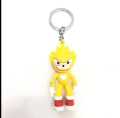 SONIC Keychain with Strap - Bag Charm keyring -  - keychain for boys -  kids -  girls -  for bag - stationary - for car  - High quality. 