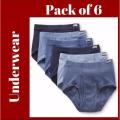 soft cotton fabric underware for mens pack of 6. 