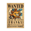 One Piece Gear 5 Luffy 3 Billion Bounty Wanted Posters Because Kid Action Figure Vintage Wall Decoration Poster Man Anime Toyft. 