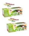 Set Of 2 - Nicer Dicer Plus - Green. 