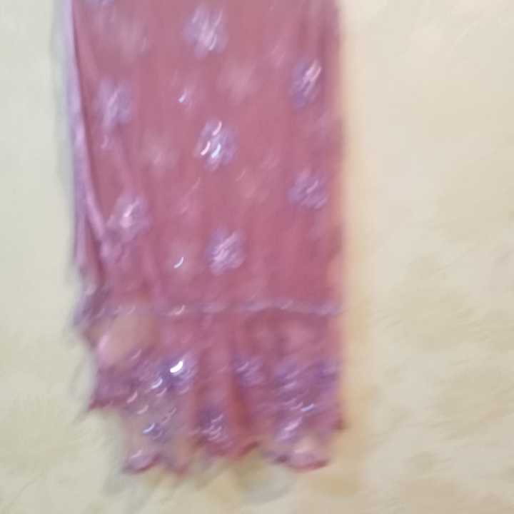 Pink color embroidered fancy dupatta in net stuff by AAIMAs
