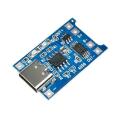 TP 4056 Charging Module 1A 18650 Lithium Battery Charger Module Micro USB and Type C With Battery Protection BMS - 3.7V. 