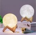 Mind glowing 3D WHITE Moon Lamp Light with stand / Moonlight sensation/ Home décor. 