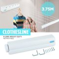 5-Line Retractable Clothesline Wall Mounted Laundry Laundry Washing Line Dryer Drying Line. 