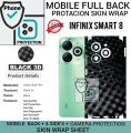 INFINIX SMART 8 FULL BACK 360 PREMIUM Protection Skin / Wrap protection sheet fo infnix smart 8. 