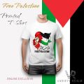 Free Palestine Tshirt , Premium Cotton T-Shirt - Palestine Slogan - EID Gift - 100% Cotton TShirt - Export Quality T-Shirts - Mens wear - Fashion -. 
