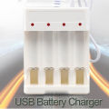 1.2V Universal 4 Slot AA/AAA Rechargeable Battery Charger Adapter USB Plug. 