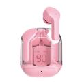 Air 31 Earbuds Wireless Crystal Transparent Bluetooth 5.3 Ear buds Wireless Headset Transparent Charging Case Heavy Bass Stereo Earphones Noise Reduction Sports Headset with Microphone Waterproof Headphone LED Digital Display. 