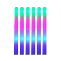 6Pcs Light Up Foam Sticks LED Foam Sticks Glow Batons with 3 Modes Flashing Effect for Party,Concert and Event. 