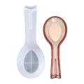 Candles Making Material Mold Spoon Holder Silicone Mold Kitchen Utensil Tray Molds For Candle Making Candle Soap Mold Epoxy Resin Mold Silicone Mold For Home Decor, Pendant, Art Projects Silicone Mold. 
