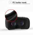 Shinecon G06A New 3D Virtual Reality Gaming Glasses Headset for 4.5-7.0 Inch Smartphones VR Full-Screen Helmet with Adjustable Googles - high resolution lenses -ST. 