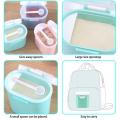 Portable Milk Powder Storage Box With Spoon ,BPA Free Milk Powder Container, 1200ml /2400ml Food Storage Box, Snack Containers For Infant Toddler Travel. 
