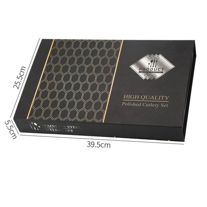 24pcs%20Gold%20&%20Black%20Gold%20Dinnerware%20Set%20Western%20304%20Stainless%20Steel%20Tableware%20Set%20Knife%20Fork%20Spoon%20Luxury%20Flatware%20Kitchen%20Set%20%20Dishwasher%20Safe%20-%20Image%207