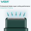 VGR V-390 Single Blade Beard Trimmer – Cordless Rechargeable Electric Shaver for Men | Portable Travel Grooming Machine. 