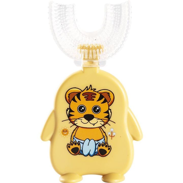 U-Shaped%20Toothbrush%20Four%20Bears%20Full%20Coverage%20Large%20Soft%20Silicone%20Brush%20Head%20Full%20Mouth%20Toothbrush%20for%20Children%20-%20Image%203