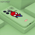 Hontinga for iPhone 13 Pro Max Case Cute Marvel Avengers Cartoon Spiderman Spider Man Phone Case Square Edge Silicone Cases Full Lens Cover Shockproof Protection Case. 