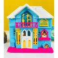 Doll House - Beauty Villa Set For Kids - Lovely Pink Doll House - Doll House For Girls - Pink Color Doll Play House. 