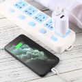 LZ-022 5V 2.4A Dual USB Ports Travel Charger, EU Plug. 
