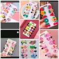 10 pcs set / hair clips cute hair pins for girls Rendom design. 